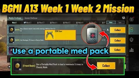 💥 BGMI A13 WEEK 1 & WEEK 2 MISSION |  A13 WEEK 1 & 2 MISSION EXPLAINED IN TAMIL |  A13 RP REWARDS