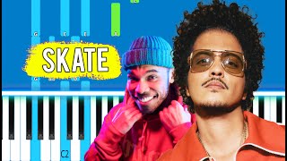 Bruno Mars, Anderson .Paak, Silk Sonic - Skate - Piano Tutorial