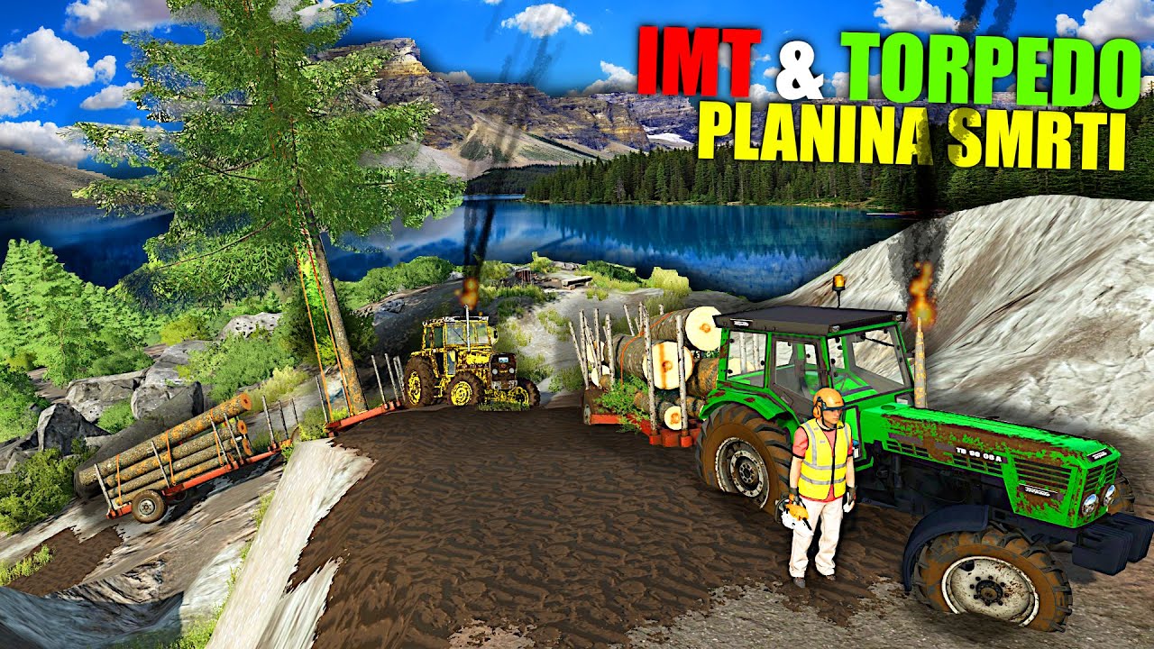 VUKAO DVIJE PRIKOLICE KROZ BLATO NA PLANINU ! *aco skoro poginio*