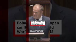 Poland closest to open conflict since World War Two, warns PM. #Poland #Russia #BBCNews