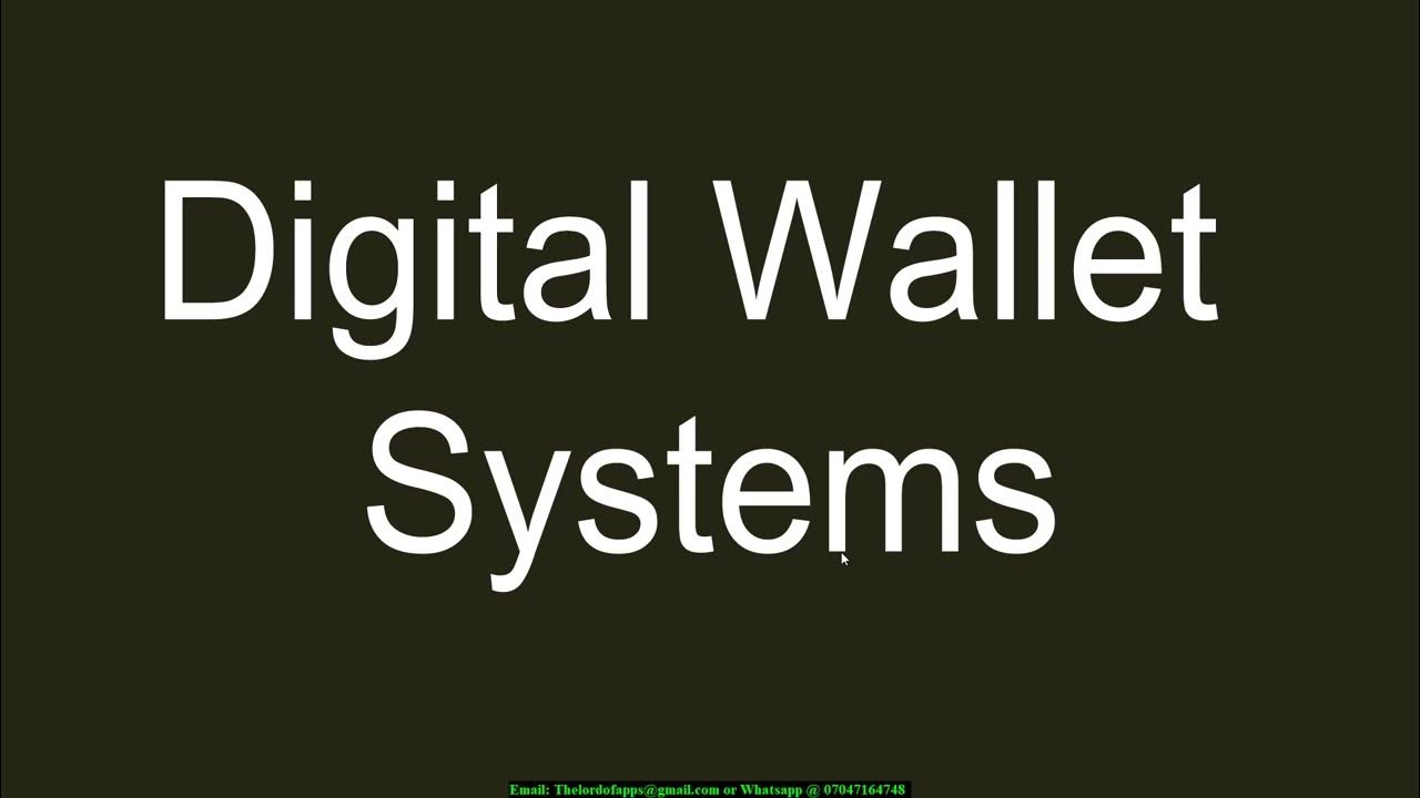 Building a Secure and UserFriendly Digital Wallet System from Scratch