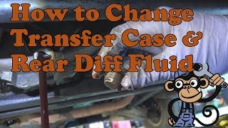 How to change transfer case and rear diff fluid on a 1988-1998 chevy k1500 How to change transfer case and rear diff fluid on a 1988-1998 chevy k1500
