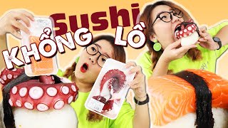 THỬ THÁCH LÀM MÂM SUSHI KHỔNG LỒ CÁ HỒI, BẠCH TUỘC, TƯƠI NGON MẠI DÔ | THÁNH ĂN TV