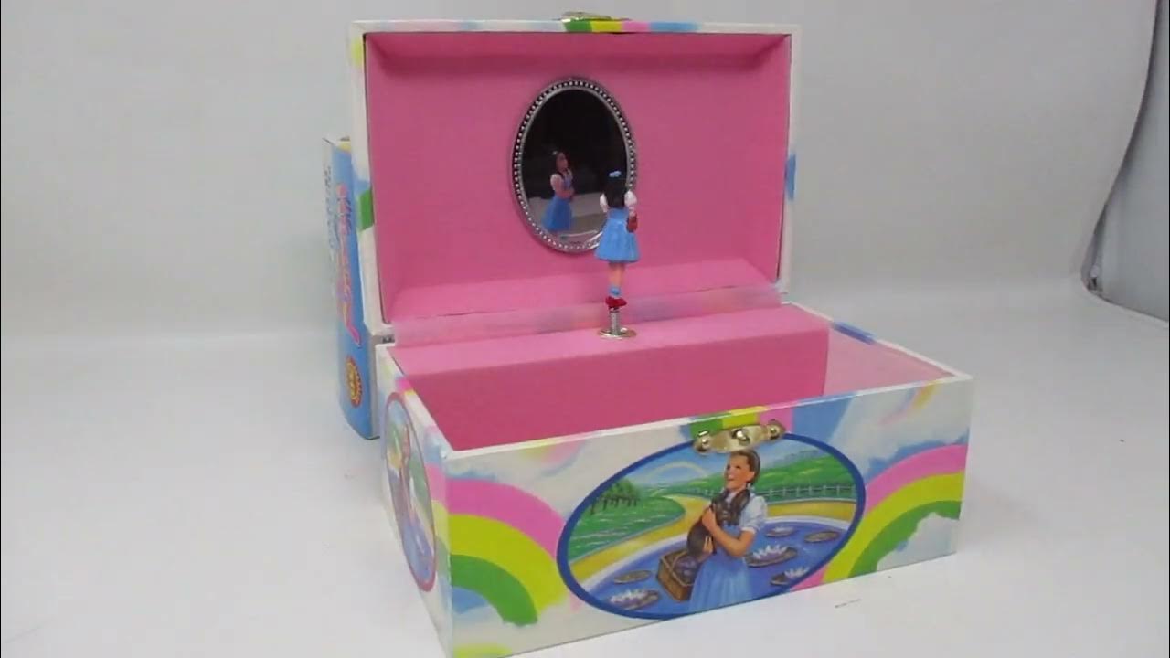Vintage Wizard of Oz Musical Jewelry Box 1988 Product Demonstration Plays Over The Rainbow YouTube