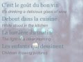 Céline Dion - "Toutes ces choses" (ENGLISH TRANSLATION)