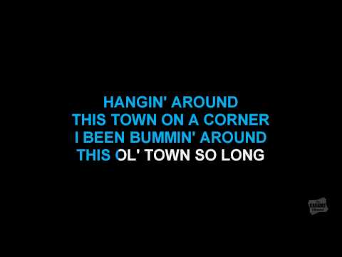 Hanginaround in the style of Counting Crows karaoke video with lyrics (no lead vocal)
