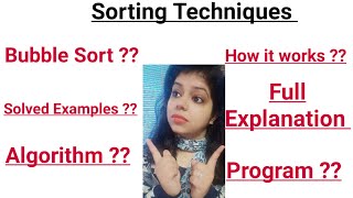 Full Bubble Sort | Algorithm | Full Explanation | Examples | Program | Lec-24 | Data Structures Update