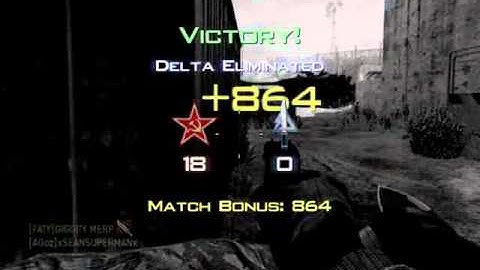 GIGGITY MERP - MW3 Across the map throwing knife final kill infected