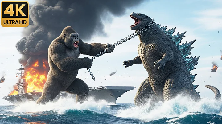 When Titans Collide: Kong vs Godzilla Cinematic Fight!
