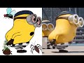 Despicable me 3 drawing meme  tones and i minions in jail scene  dance monkey drawing meme