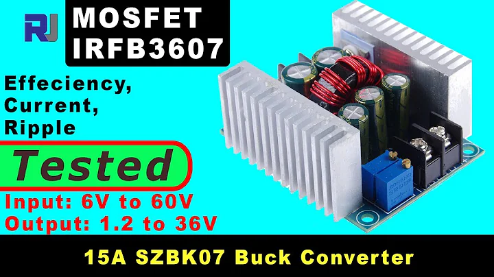 Review of SZBK07 300W 20A  Buck converter 1.2V to 36V with constant Current