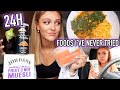 EATING FOODS I'VE NEVER TRIED BEFORE FOR 24HOURS...🤢