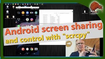 Android remote screen and control with scrcpy