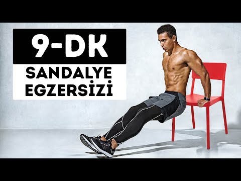 Spor Salonuna Gitmeden Yapabileceğiniz 9 Dakikalık Sandalye Egzersizi