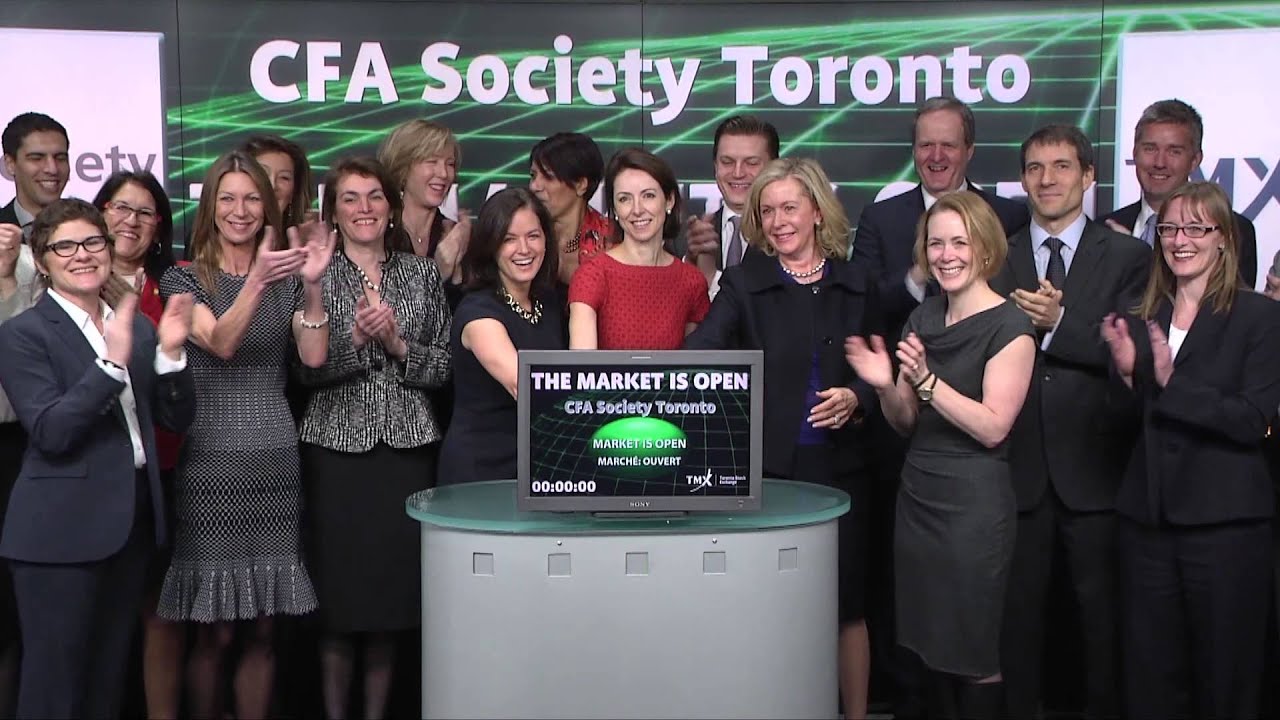 CFA Society Toronto opens Toronto Stock Exchange, January 26, 2015 ...
