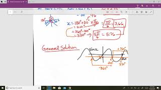 Lesson #1 Solving First Degree Trig Equations