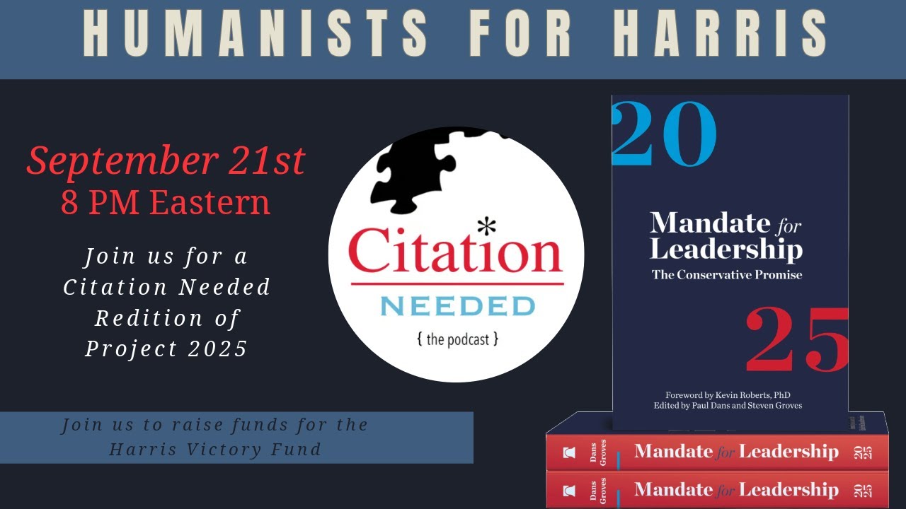 Humanists for Harris | Citation Needed
