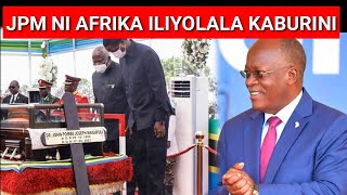 ALIPOKUFA MFALME MAGUFULI  BARA LA AFRIKA LILIANGUKA CHINI.