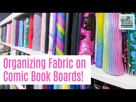 Sewing Tip- Use Magazine Boards to Organize Fabric – LaCartera Designs