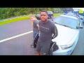 UPS Vs Fedex, Driver Thinks He Can Do This During Road Rage