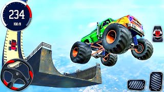 Impossible Monster Truck Mega Ramp Driving - Extreme GT Car Stunts Racing 3D - Android GamePlay #3 screenshot 5