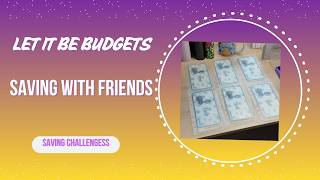Saving With Friends | Challenges | Cash Stuffing | Cash Envelope System