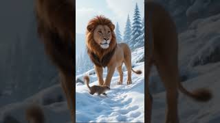 The Frozen Squirrel 🐿️❄️ and the Brave Lion 🦁