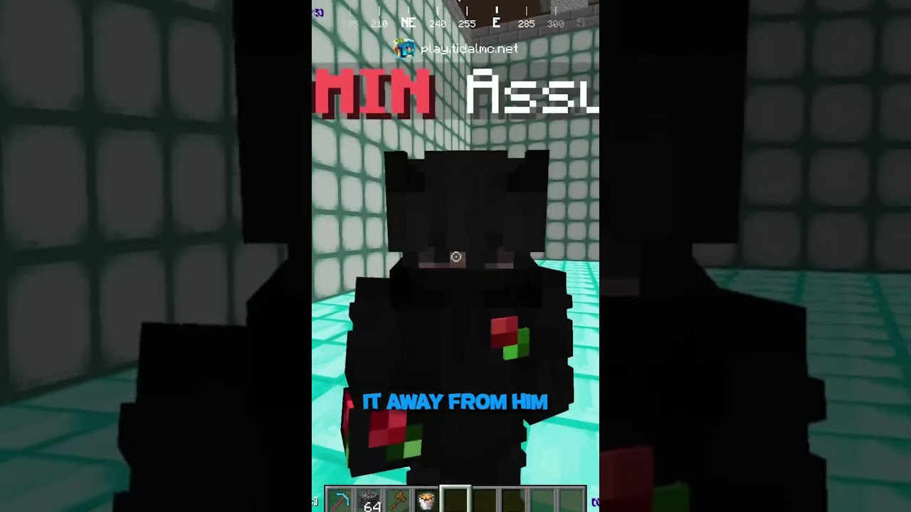 Trolling an Admin who was ABUSING on my Minecraft Server… #shorts