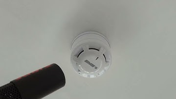 Testing EMS Firecell Optical Smoke Detector