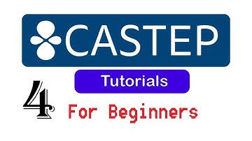 04. Band Structure (with Band DOS) Calculation & Plot | CASTEP Tutorials for Beginners