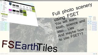 FSEarthTiles - Night, Snow and mask Tutorial