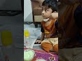 Yusha eating icecream. Kid eating icecream #funny #kid