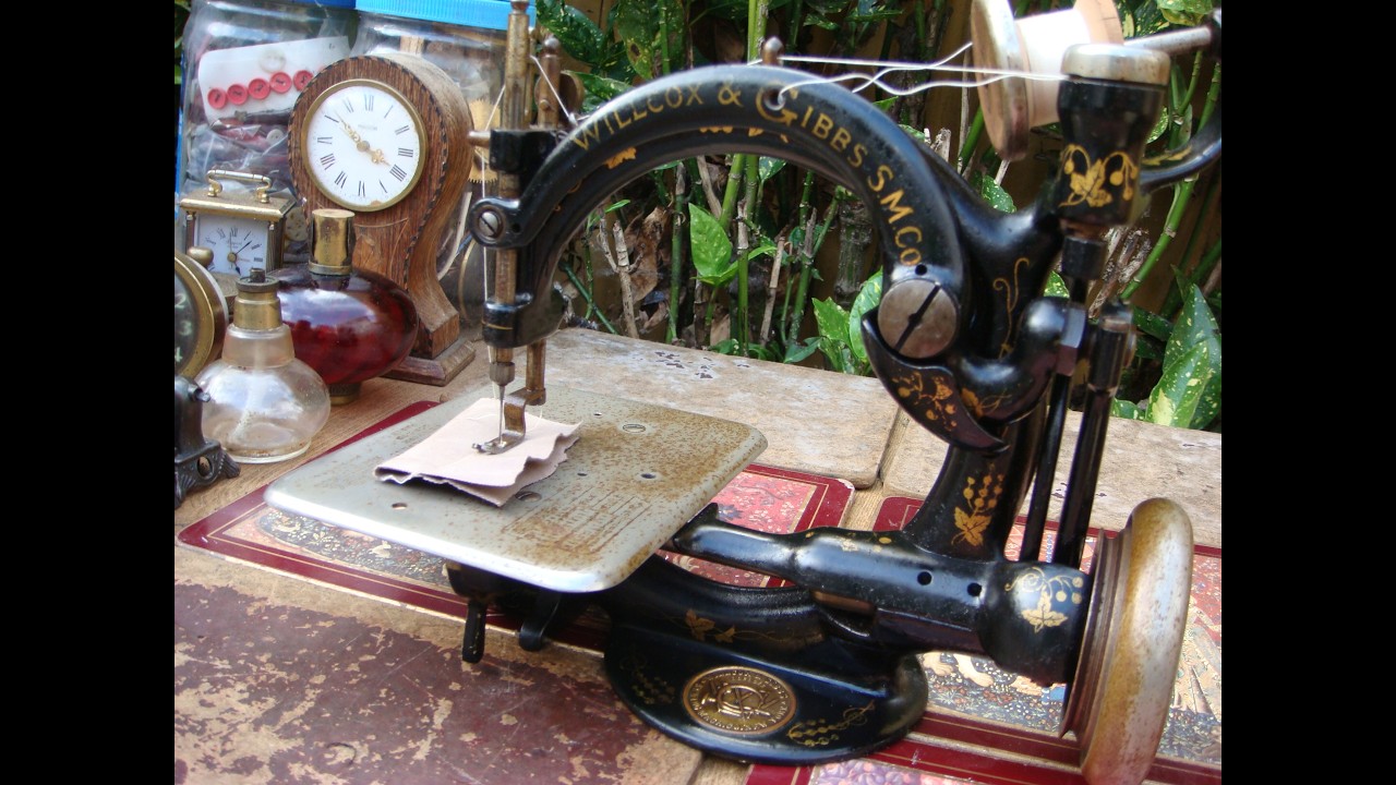 Old Vintage Antique Sewing Machine Wilcox Willcox & Gibbs For