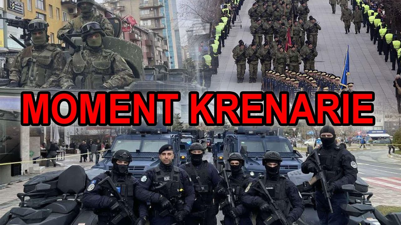 MOMENT KRENARIE: Ushtria e Kosovës mbushë rrugët e Prishtinës