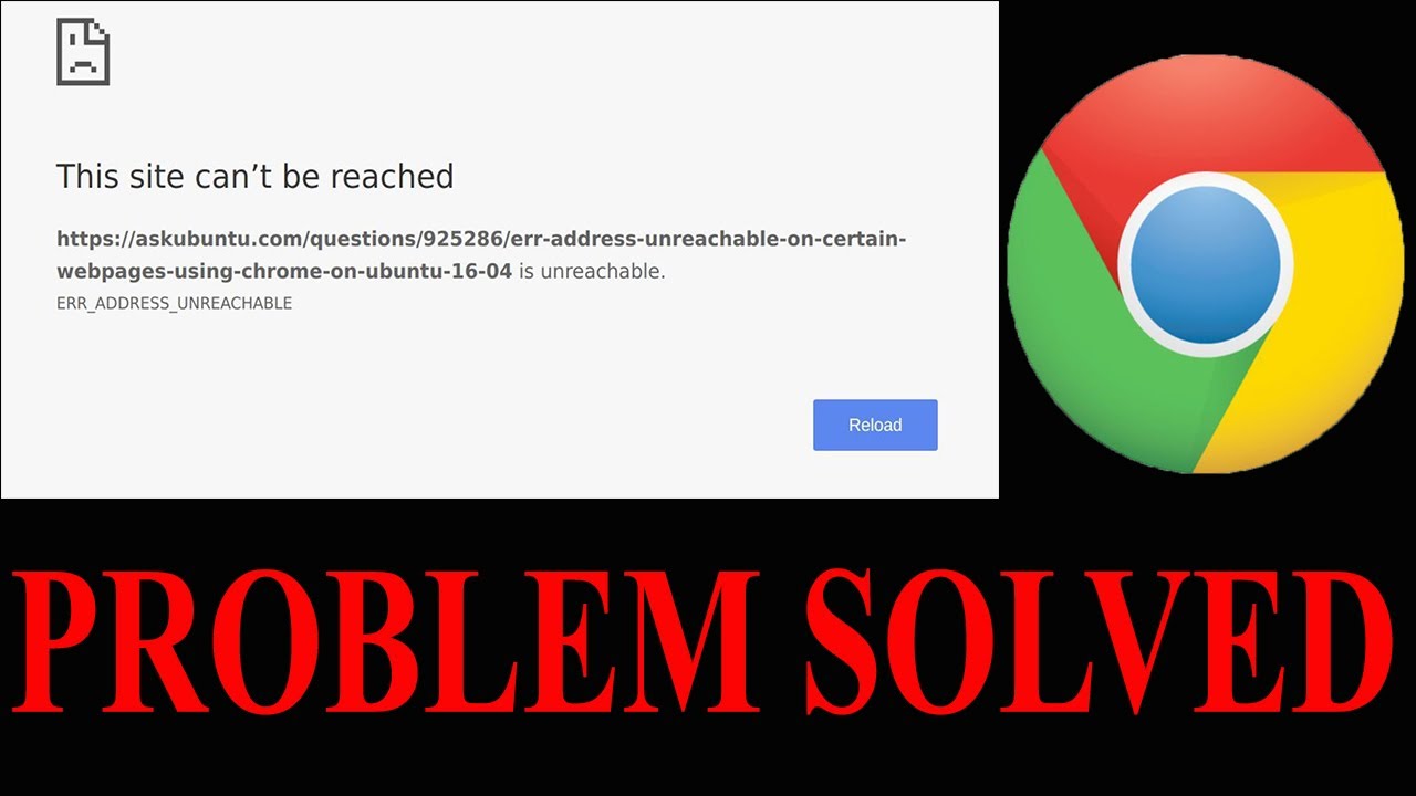 This Site Can't Be Reached ERR CONNECTION REFUSED in Google chrome