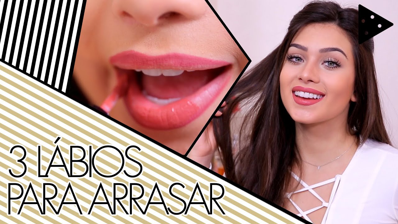 3 LÁBIOS DIFERENTES PARA O DIA DOS NAMORADOS