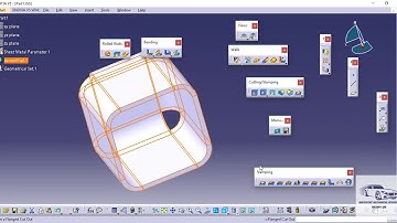 Converting imported solid part to sheetmetal part: CATIA Recognize Tool