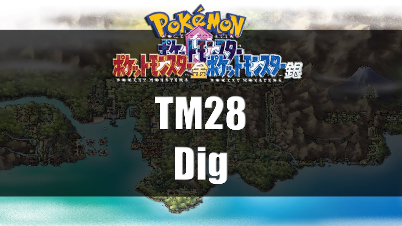 Pokemon Gold Silver & Crystal Where to get TM28 Dig YouTube