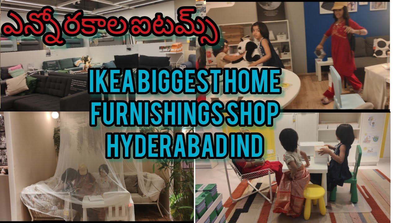 India biggest home furnishings Shop IKEA hyderabad #