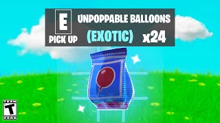 Fortnite Broke Balloons... Win Every Game