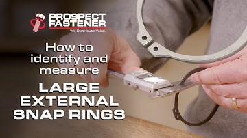 How to Measure Large External Tapered Section Retaining Rings (2025)