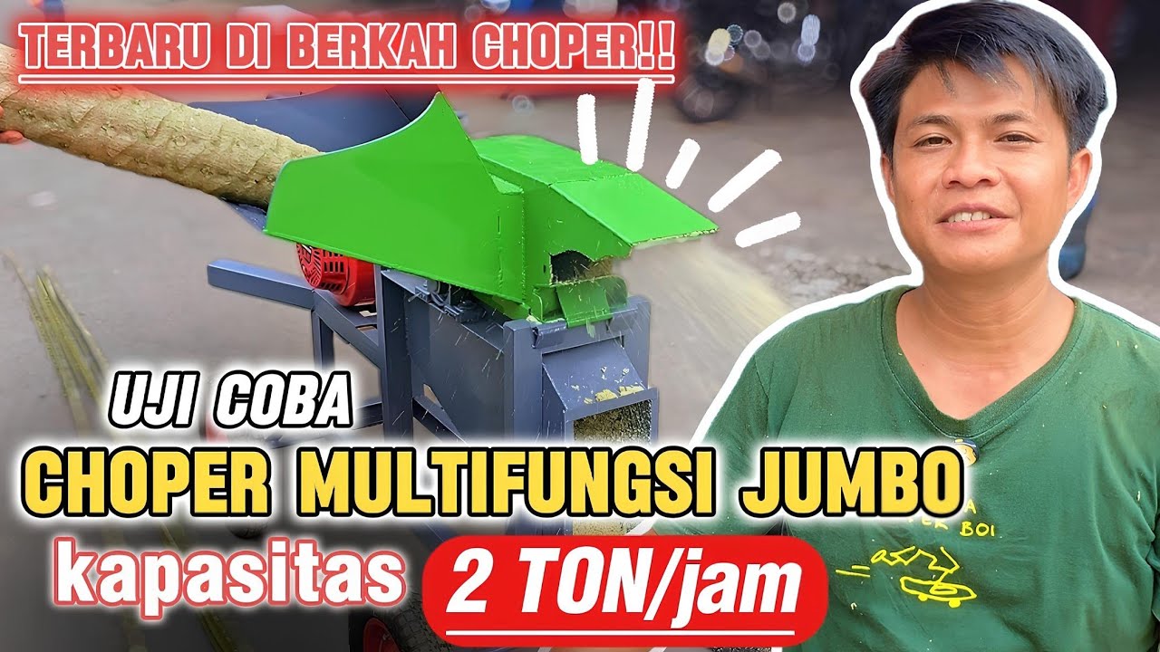 REVIEW CHOPER MULTIFUNGSI TERBARU !!! Mesin cacah terbaru kapasitas besar
