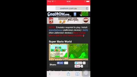 How To Play SNES Games On Your iDevice Without Jailbreak Or Computer