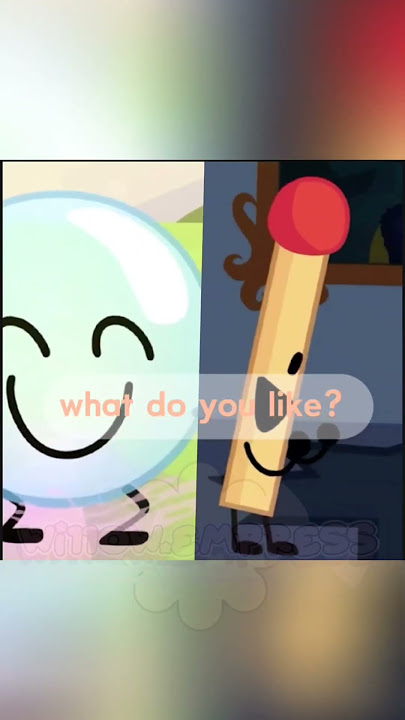 hopping on this trend but with match, pencil, and bubble!! |#bfdi #givemebackmykids #bfb