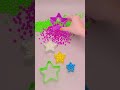 Zen Art ✨️🔮 Oddly Satisfying Colorful Stars Beads Falling | Your Brain will Like this #marblerunbb