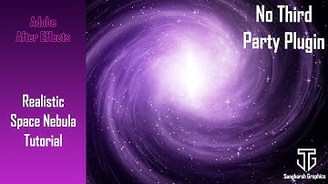 #Day 69/100 Realistic 3D Space Nebula | Adobe After Effects Tutorial | No third party plugin