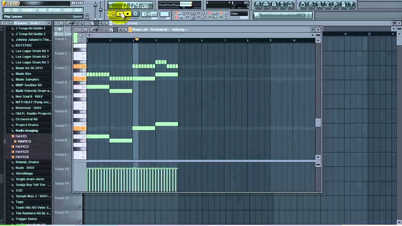fl studio shortcuts to quickly copy patterns in the piano roll - YouTube