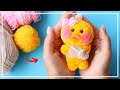 Милая Уточка ЛаЛаФанФан из Ниток 💛 Cute Yarn Duck LaLaFanFan - How to make 💛 DIY NataliDoma