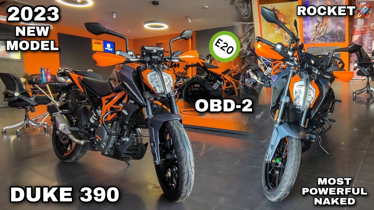 2023 E20 KTM DUKE 390 OBD-2 Edition! Most Powerful Naked From KTM | Color Display | Exhaust! 