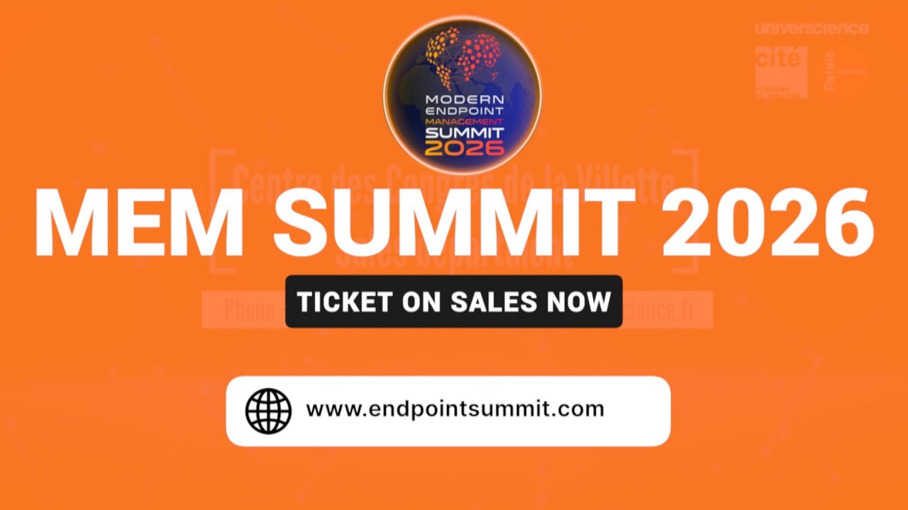 Modern Endpoint Management Summit 2026 — Official Launch Video